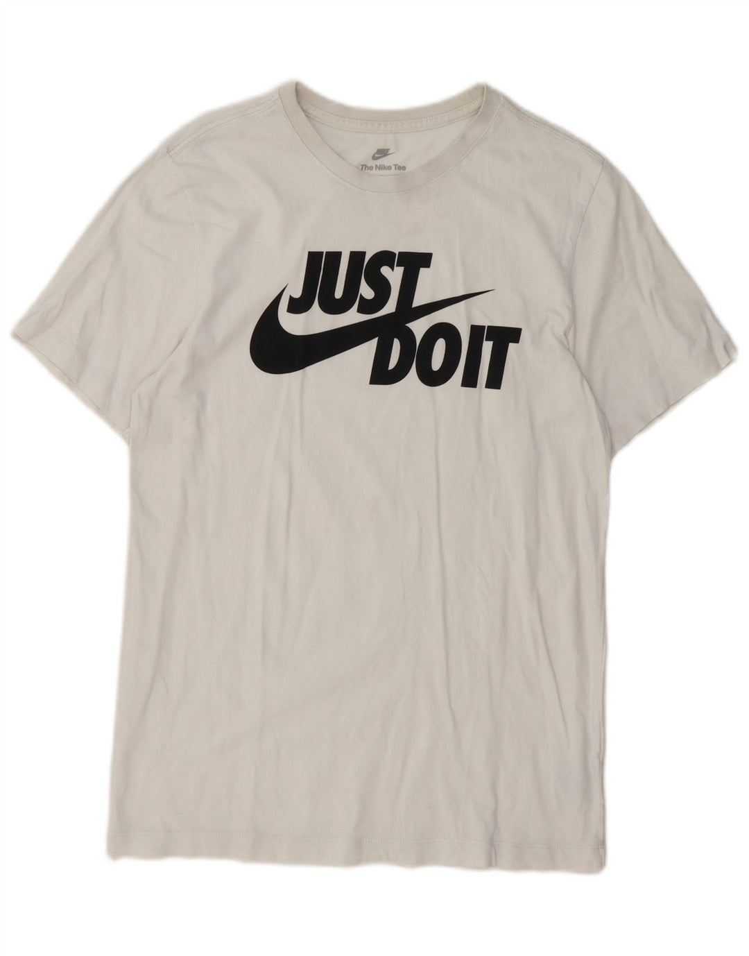 Nike Herren-T-Shirt mit Grafik, Größe S, weiße Baumwolle