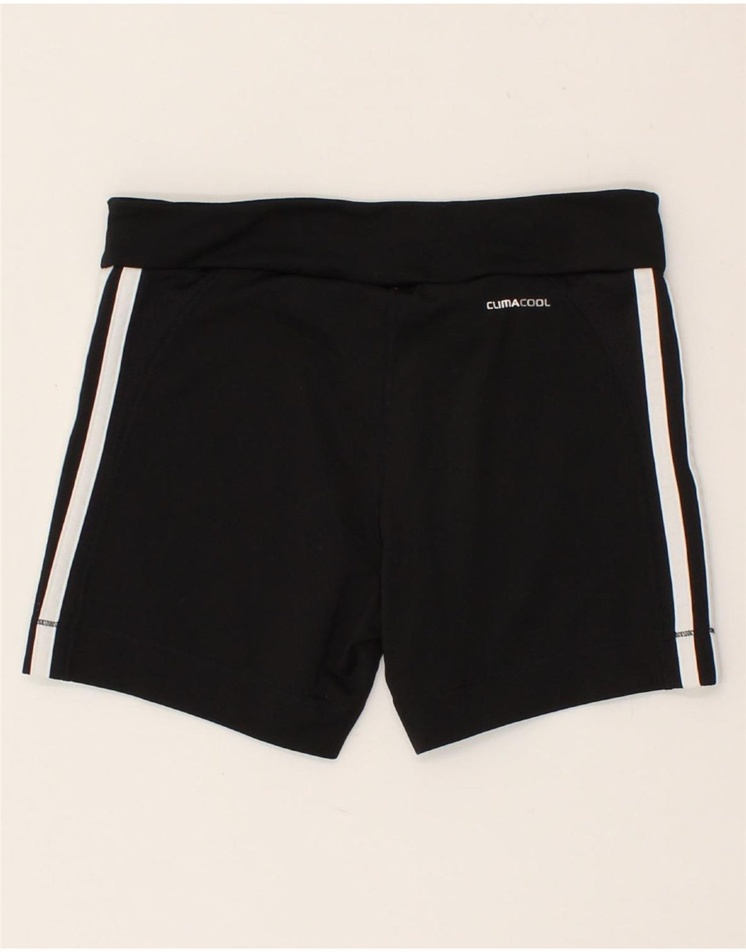 ADIDAS Girls Climacool Sport Shorts 11-12 Years Black Polyester Vintage Adidas and Second-Hand Adidas from Messina Hembry 