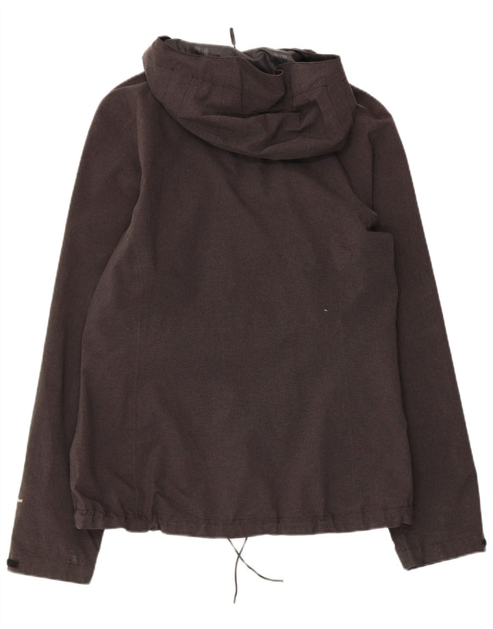 THE NORTH FACE Damen-Regenjacke mit Kapuze, UK 14, Mittelgrau, Polyester