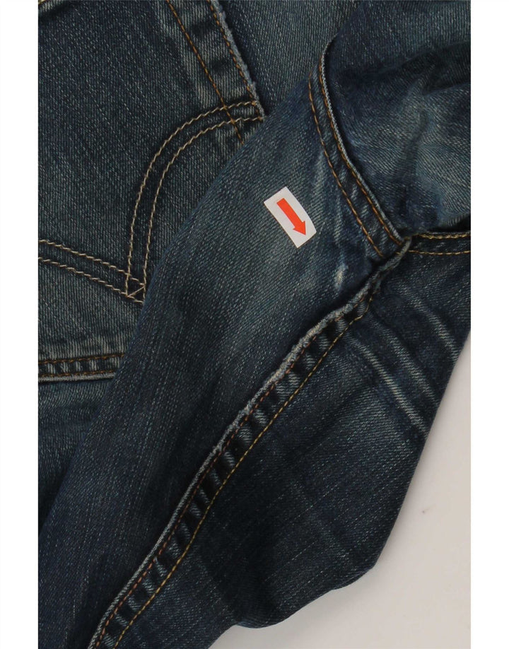 Levi's Herren 511 Distressed Slim Jeans W33 L29 Blaue Baumwolle