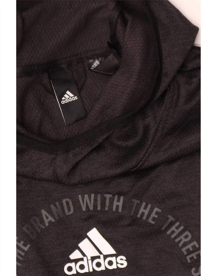 Adidas Herren Climawarm Graphic Hoodie Pullover Medium Schwarz Polyester