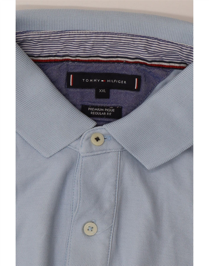 TOMMY HILFIGER Herren Regular Fit Poloshirt 2XL Blau