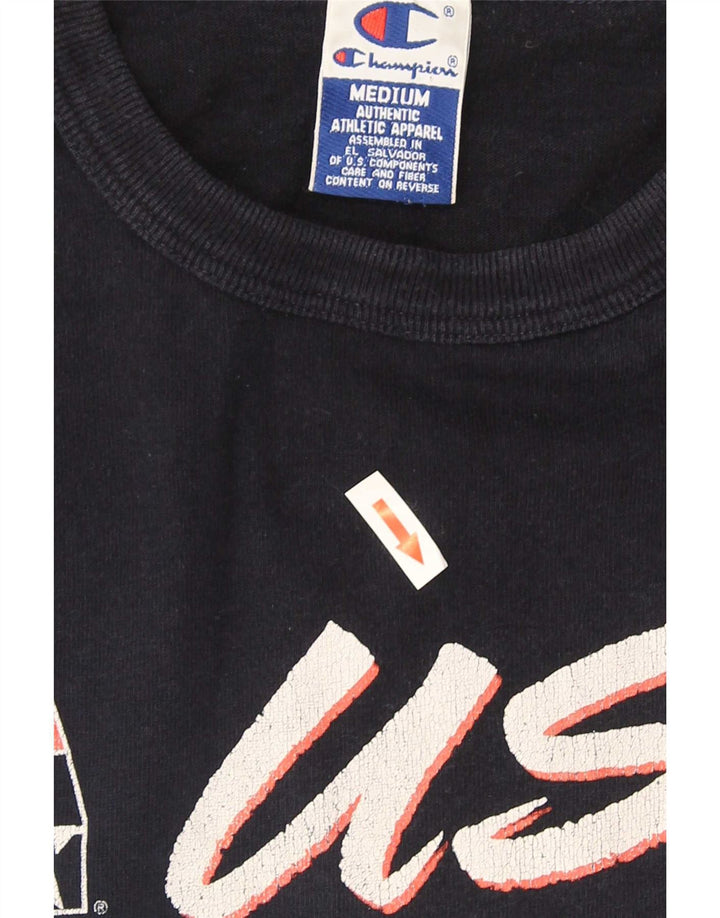 Champion Herren-T-Shirt mit Grafik, mittlere Marineblau-Baumwolle