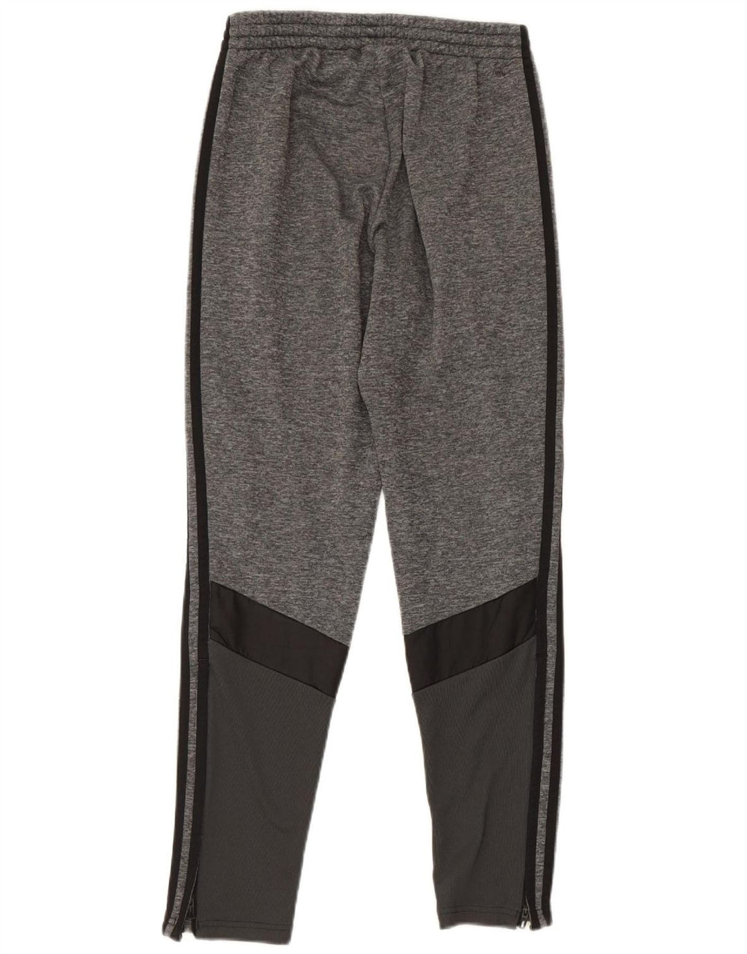 Adidas Herren-Trainingshose, klein, graues Colourblock-Polyester