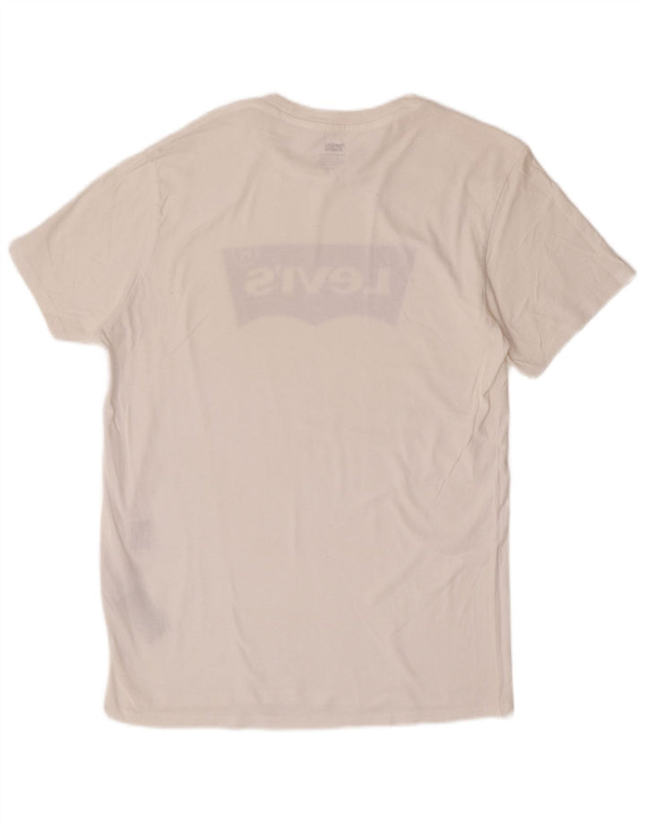 Levi's Herren-T-Shirt mit Grafik, mittelweiße Baumwolle