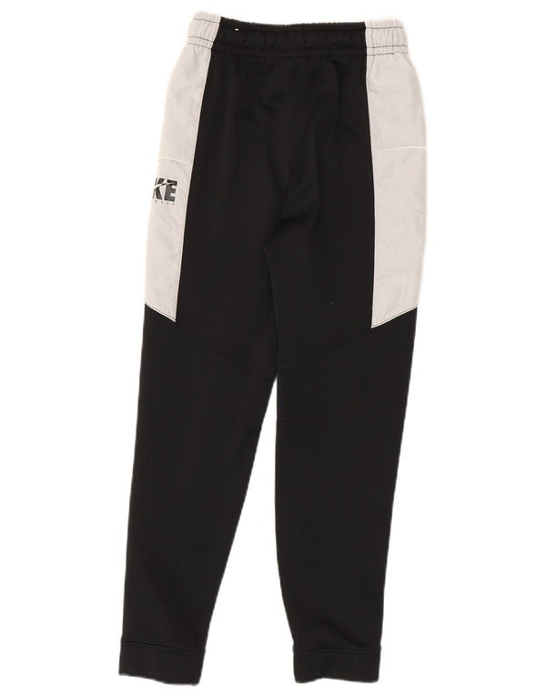 Nike Jungen-Trainingshose, Jogginghose, 12–13 Jahre, Größe L, Schwarz, Farbblock