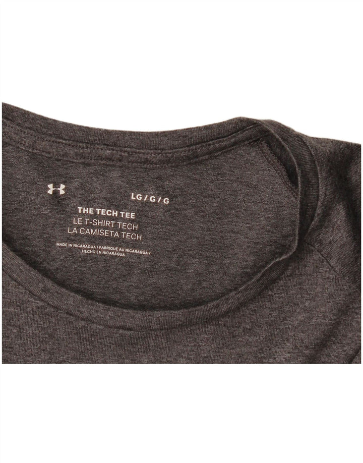 Under Armour Herren T-Shirt Top Large Grau meliert