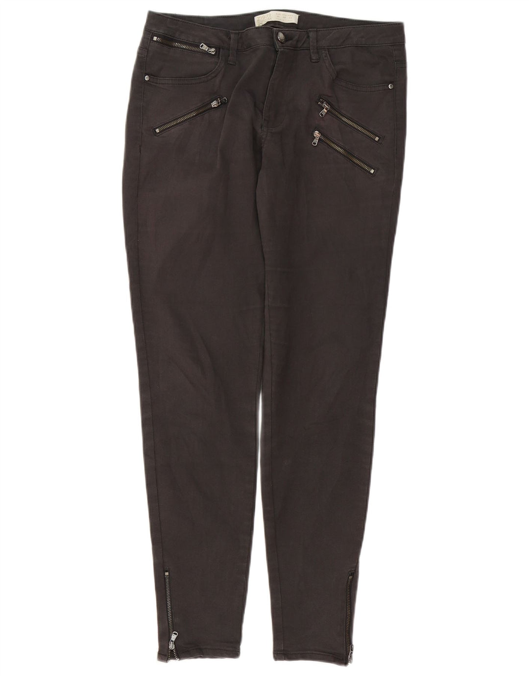 Zara Damen Skinny Jeans EU 40 Medium W30 L29 Grau