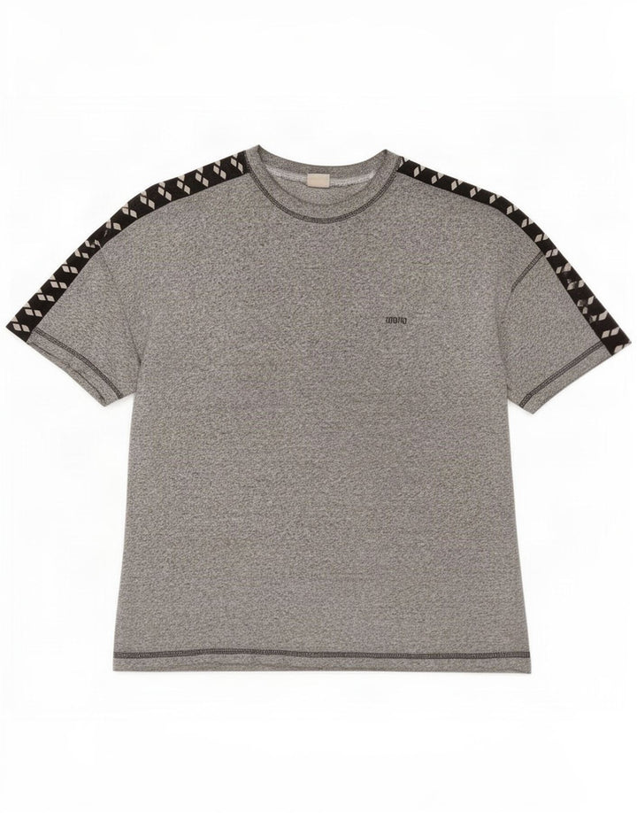 Arena Herren-T-Shirt mit Grafik, groß, Grau, Farbblock