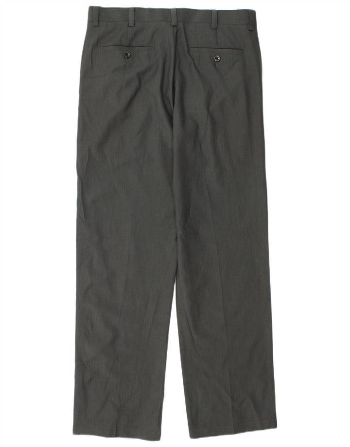 Gerade Herren-Chinohose von Izod, W32, L32, grau, Polyester