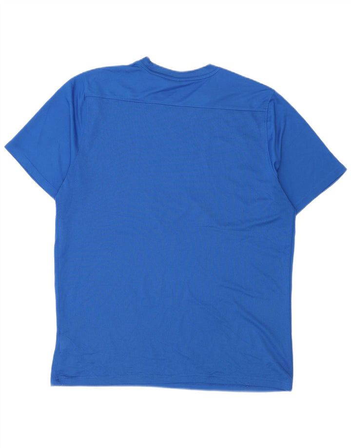 Nike Herren T-Shirt Top 2XL Blau Polyester