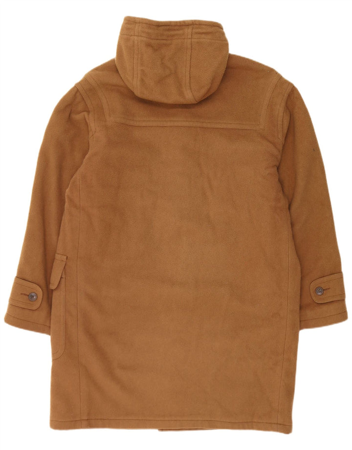L.L.Bean Herren-Dufflecoat mit Kapuze, UK 38, mittelbeige Wolle