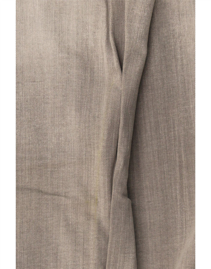 Gas Damen Straight Jeans W38 L34 Graue Baumwolle