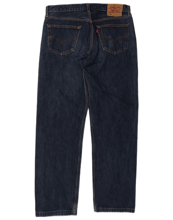 Levi's Herren 501 Straight Jeans W36 L32 Blaue Baumwolle