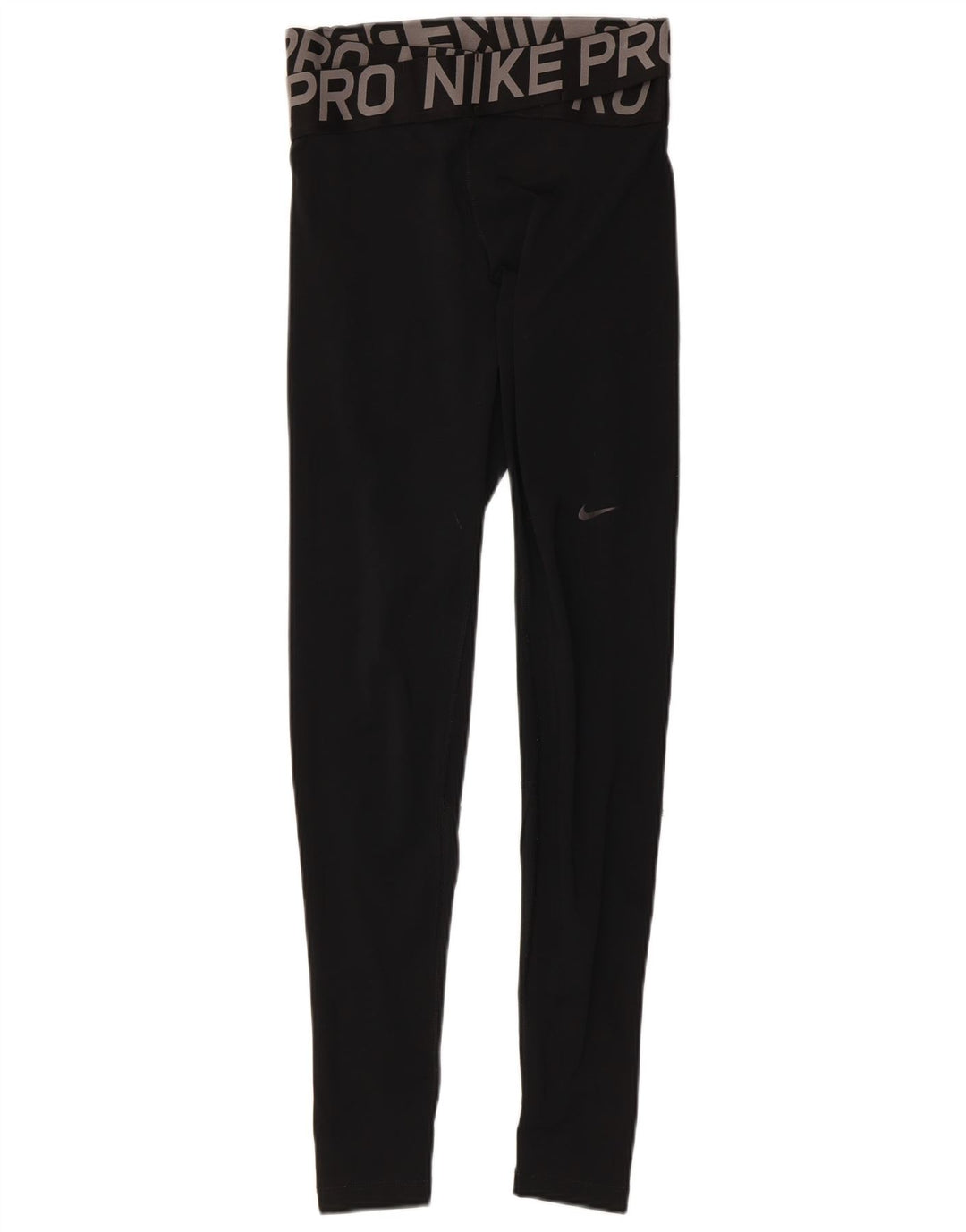 Nike Damen Dri Fit Graphic Leggings UK 8 Small Schwarz Colourblock Polyester