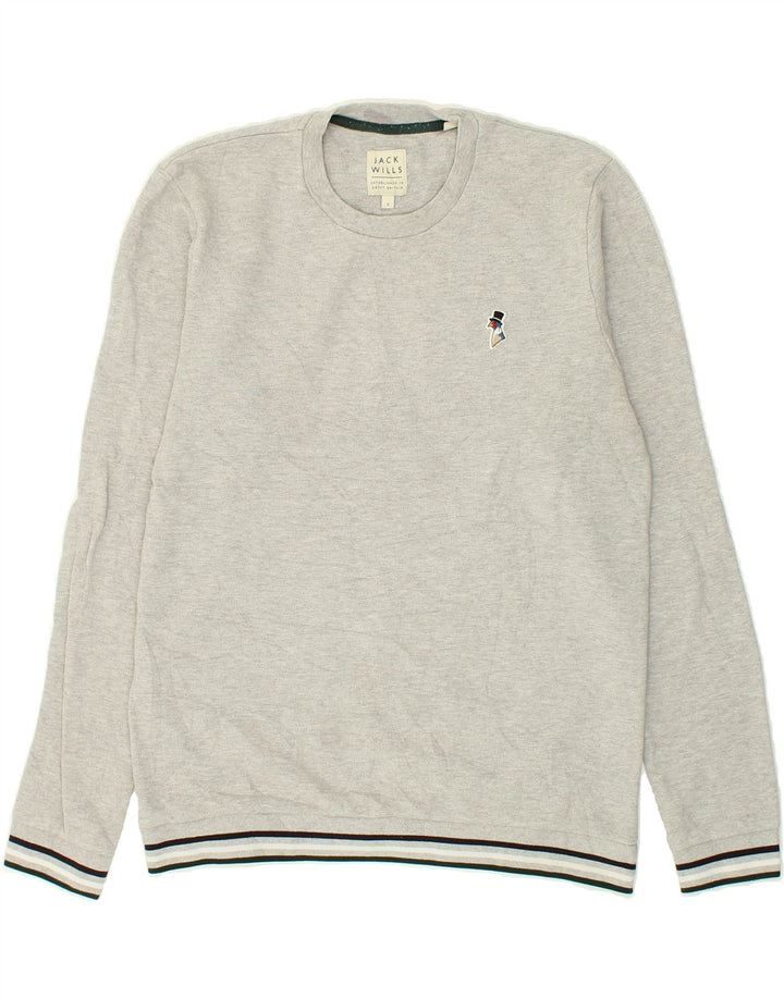 JACK WILLS Mens Sweatshirt Jumper Small Grey Cotton | Vintage Jack Wills | Thrift | Second-Hand Jack Wills | Used Clothing | Messina Hembry 