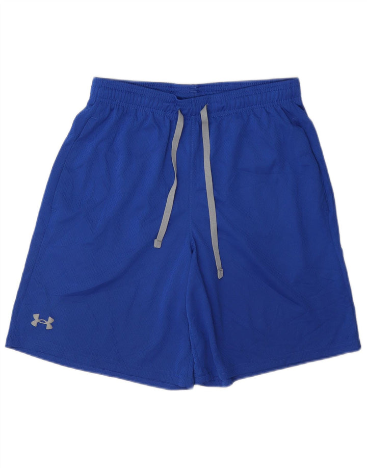 Under Armour Herren-Sportshorts aus mittelblauem Polyester