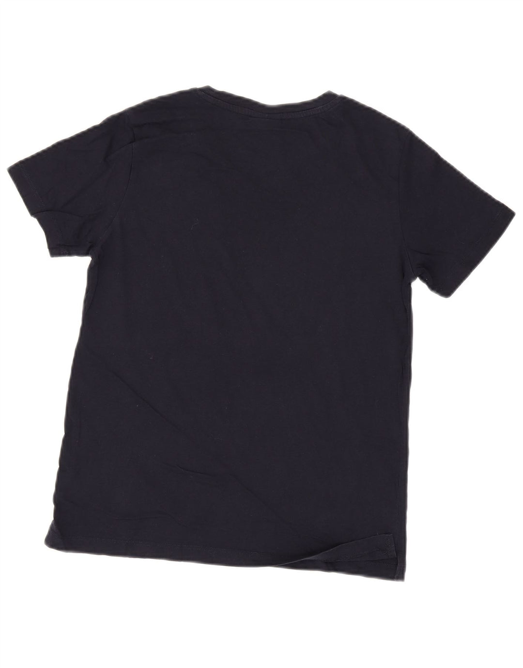 CHAMPION Womens Graphic T-Shirt Top UK 10 Small Navy Blue