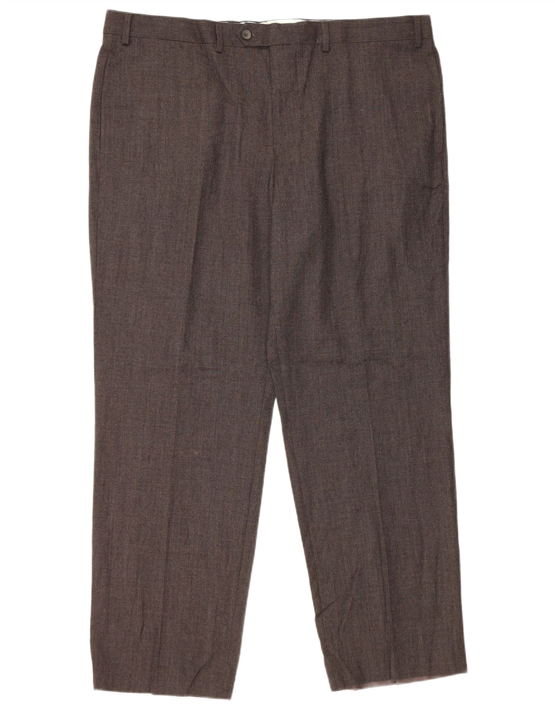 Marks & Spencer Herren-Freizeithose mit normaler Passform, W42, L31, schwarze Wolle