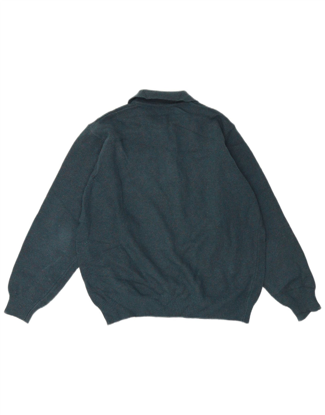 Stefanel Herren-Pullover mit Rollkragen, groß, grüne Wolle