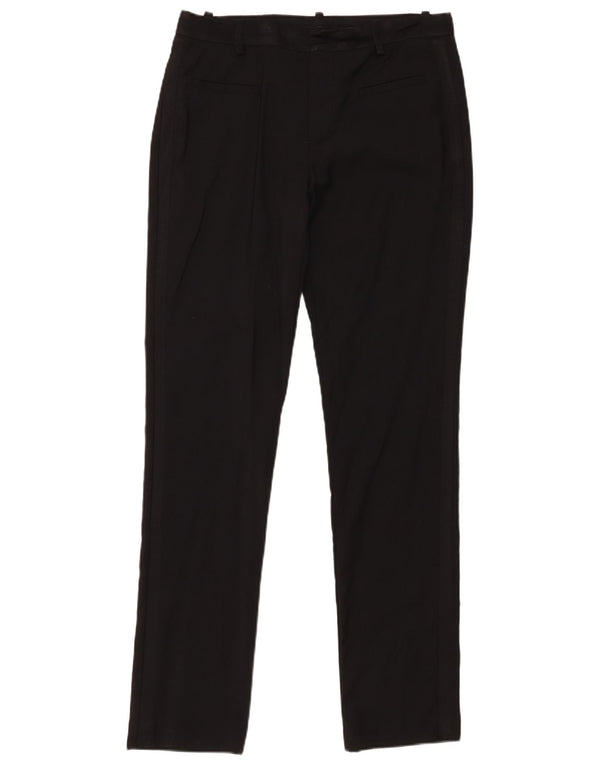 Zara Damen Slim Freizeithose EU 38 Small W28 L32 Schwarz