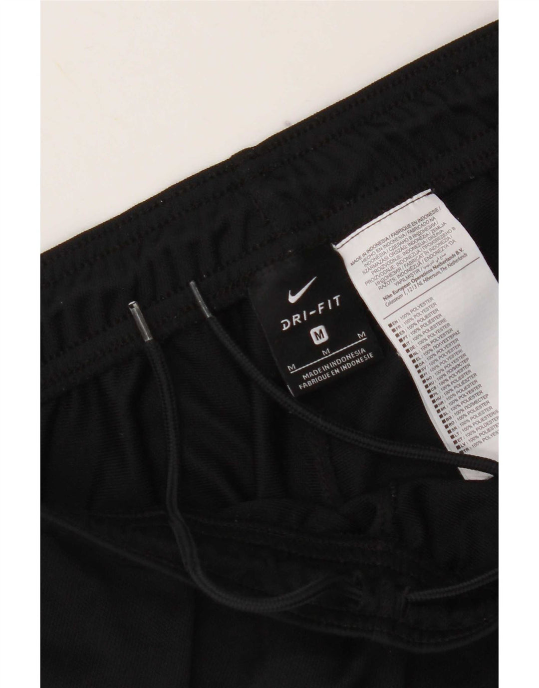 Nike Herren Dri Fit Trainingshose Mittelschwarzes Polyester