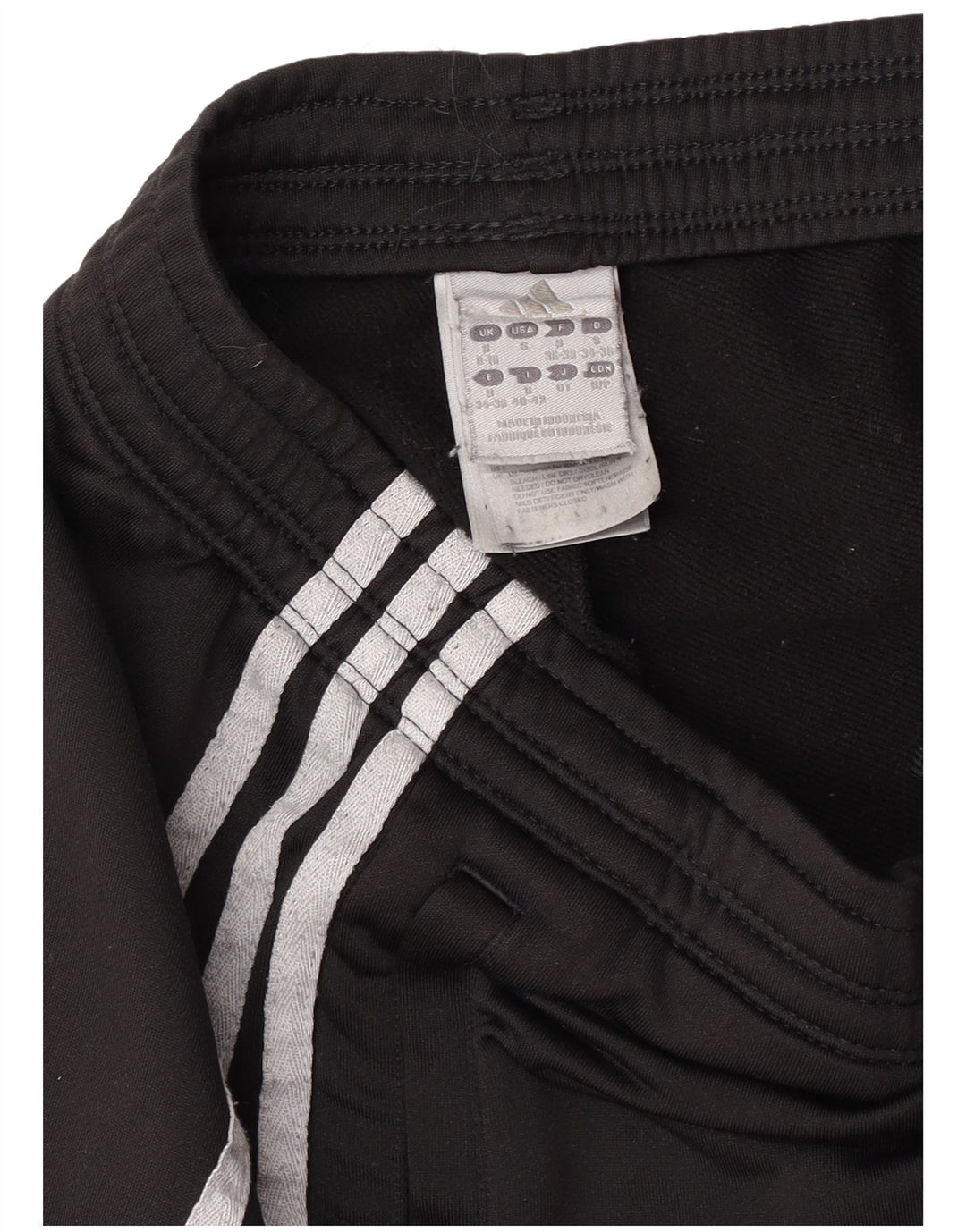 Adidas Damen Trainingshose UK 8/10 Small Schwarz Polyester