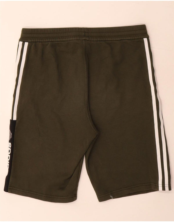 Adidas Sportshorts mit Grafik für Jungen, 15–16 Jahre, Khaki, Farbblock