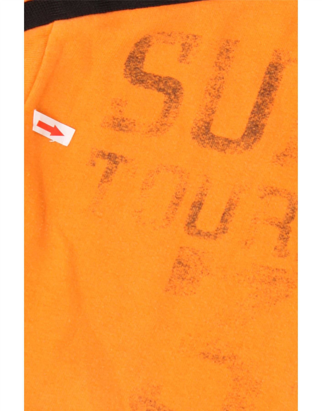 Lee Damen-Trainingsanzugoberteil mit Grafik, UK 14, Mittelorange, Farbblock