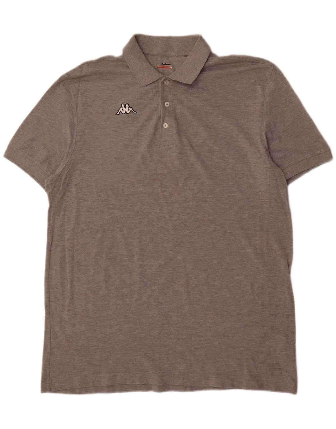KAPPA Mens Polo Shirt 3XL Grey Cotton