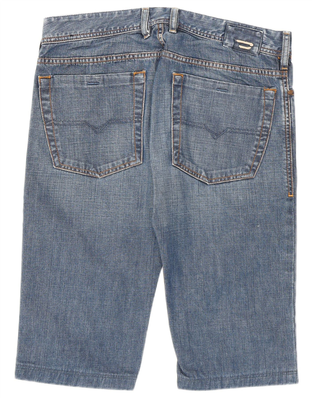 Diesel Herren Jeansshorts W31 mittelblaue Baumwolle
