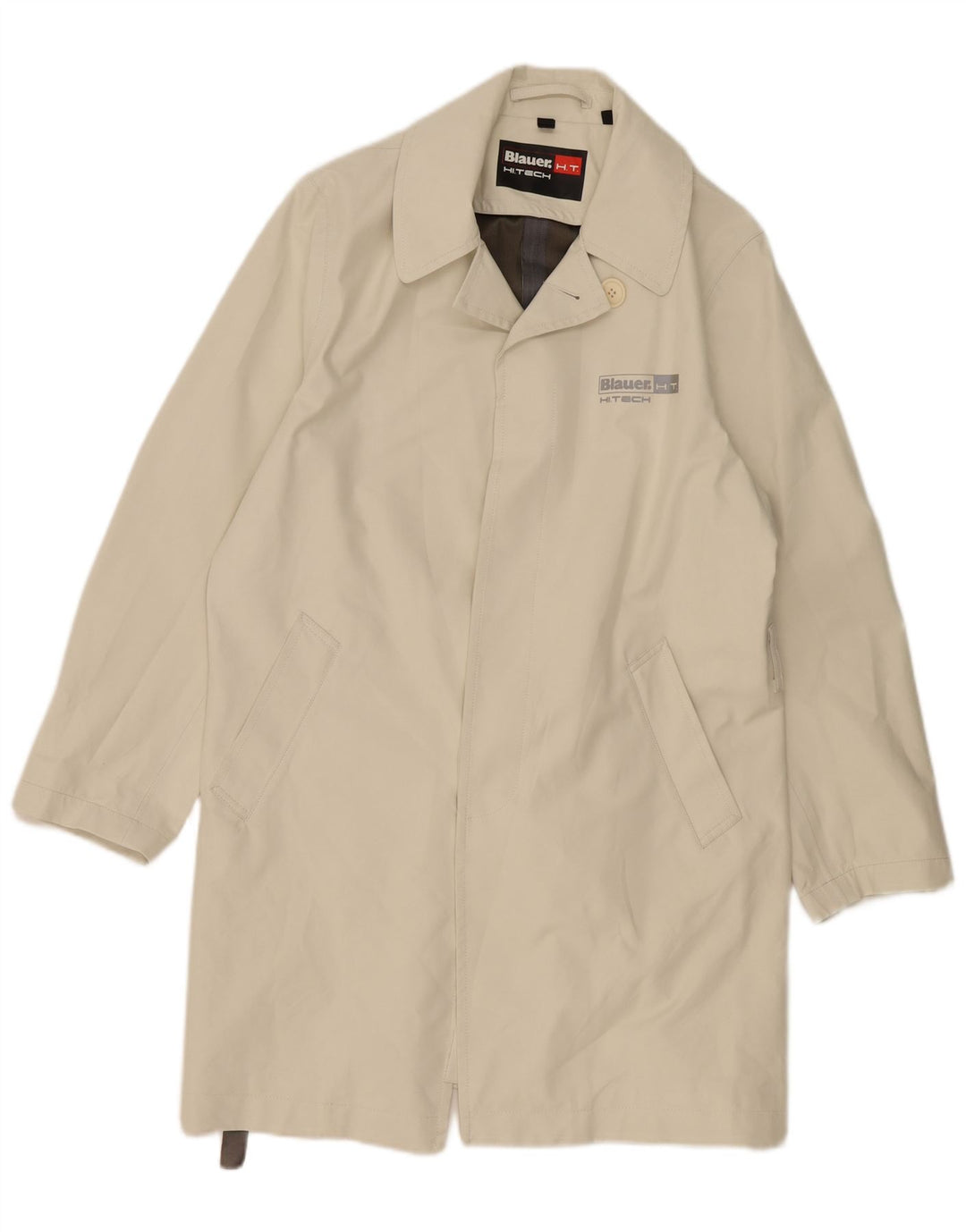 Blauer Herrenmantel UK 40 Large Off White