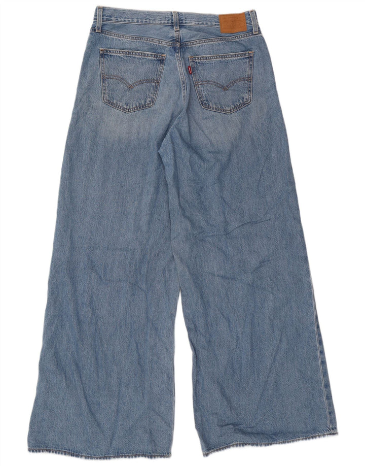 Levi's Damen-Jeans mit weitem Bein, W28, L32, blaue Baumwolle