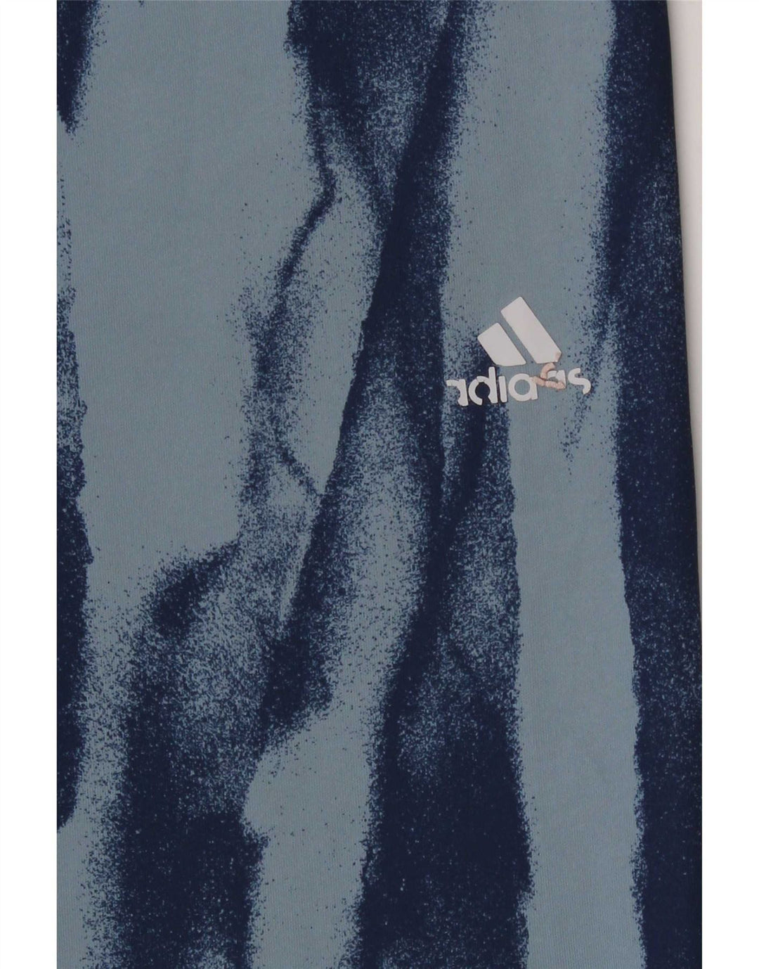 Adidas Damen Climalite Abstract Pattern Leggings UK 16/18 Large Blau