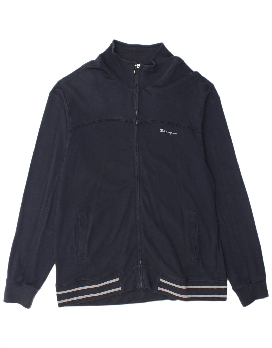 Champion Herren-Trainingsanzugoberteil, XL, Marineblau, Baumwolle