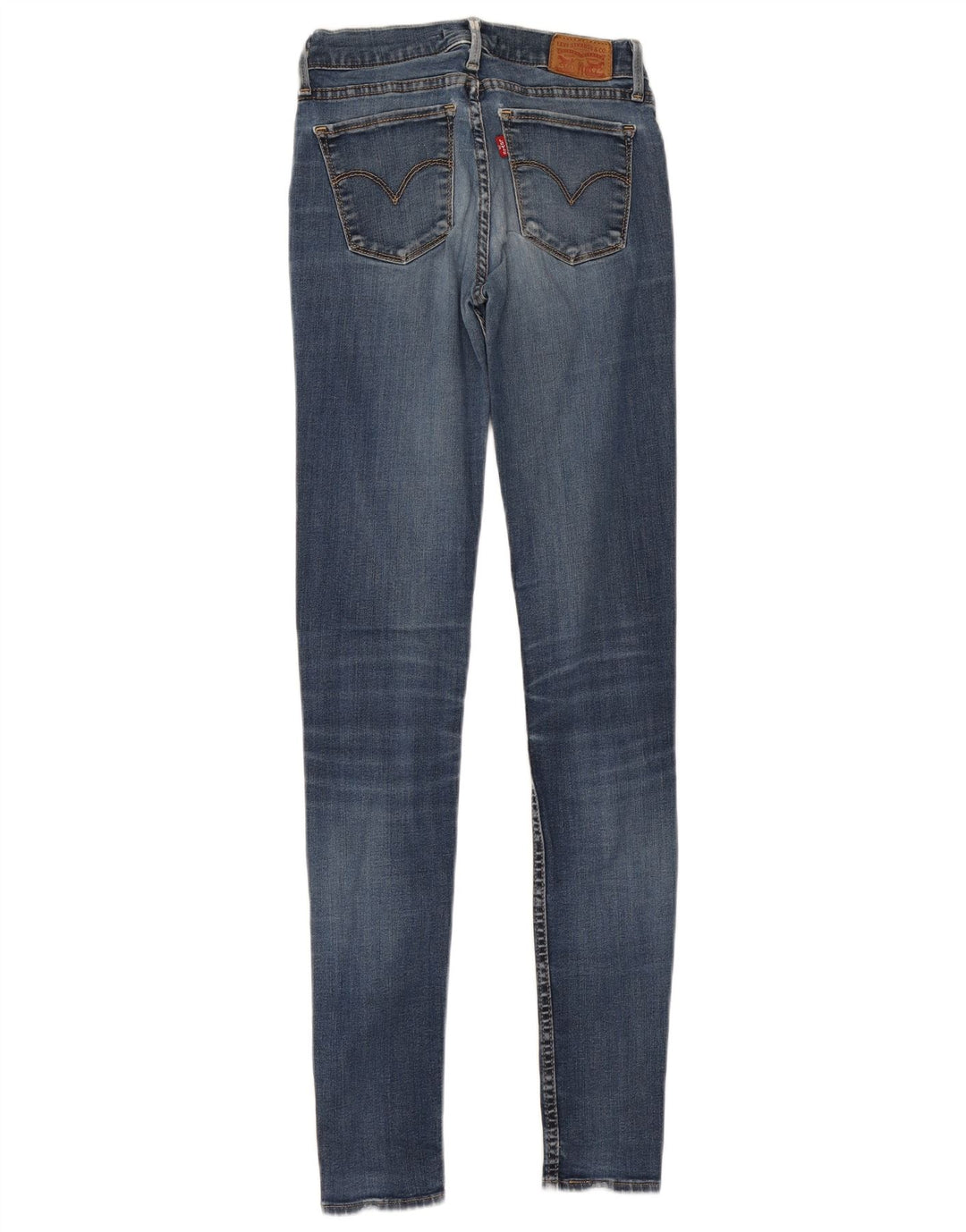 Levi's Damen Super Skinny Jeans W25 L32 Blaue Baumwolle