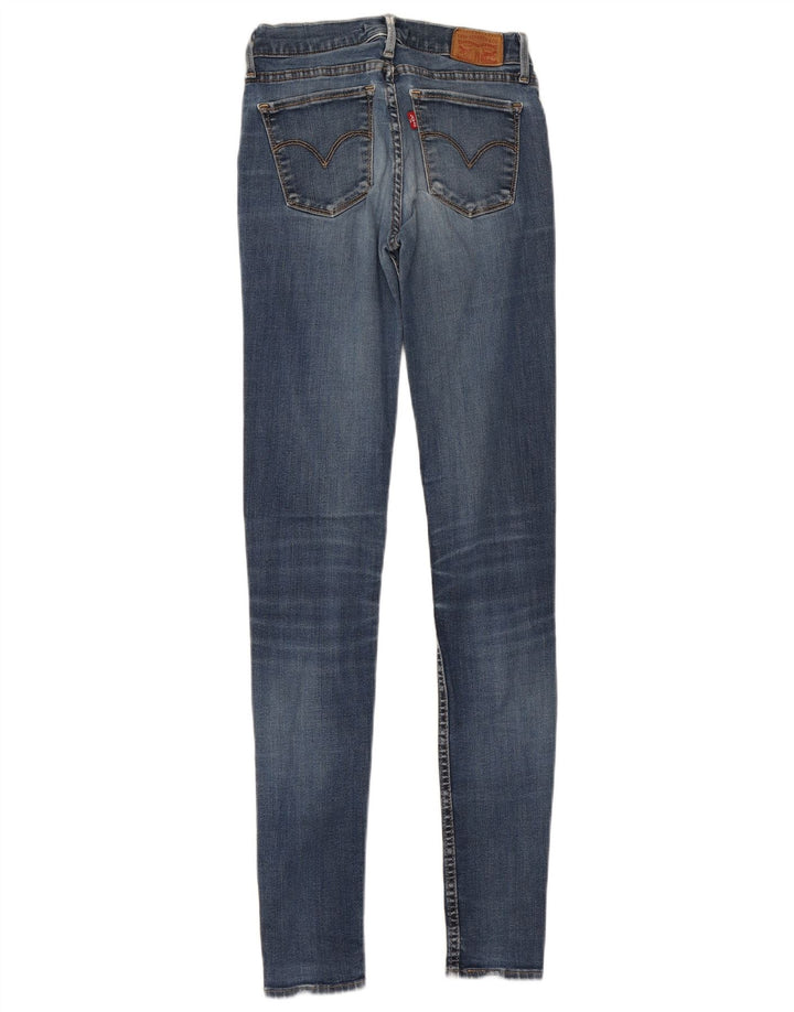 Levi's Damen Super Skinny Jeans W25 L32 Blaue Baumwolle