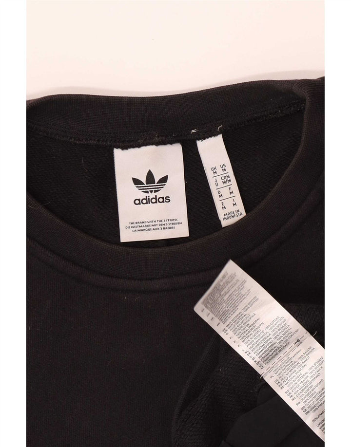 Adidas Herren Sweatshirt Pullover Medium Schwarz Baumwolle