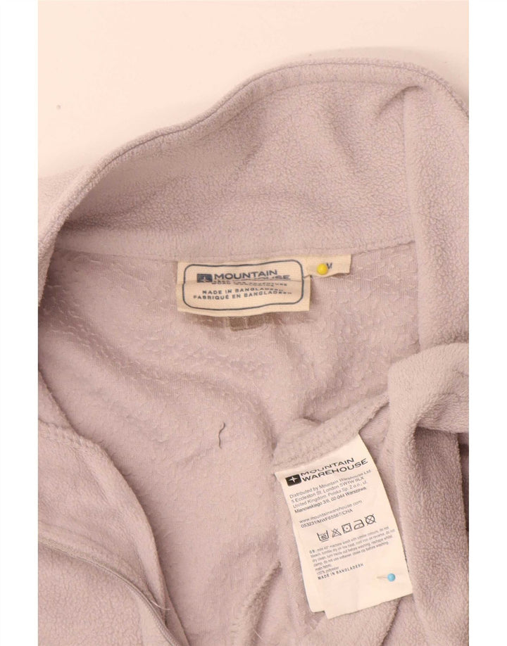 Mountain Warehouse Herren-Fleecepullover mit Reißverschluss am Kragen, Mittelgrau
