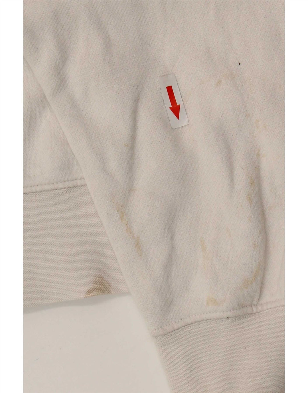 Nike Herren-Sweatshirt, Pullover, Größe S, weiße Baumwolle