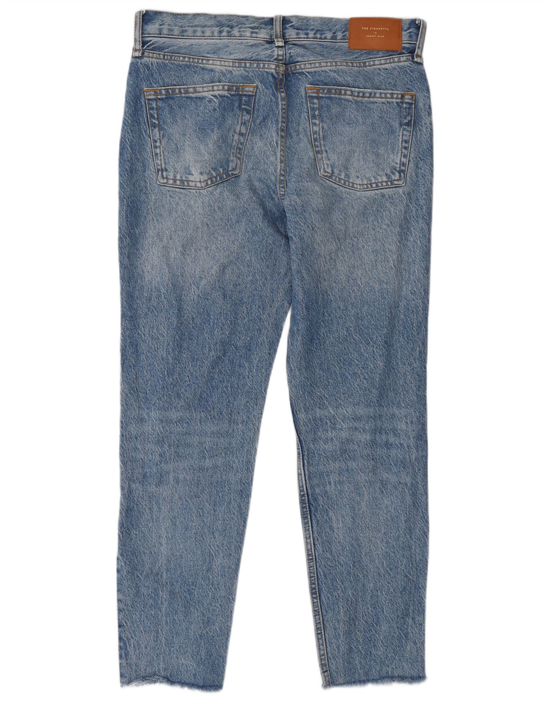 Zara Damen Slim Jeans EU 38 Small W28 L28 Blaue Baumwolle