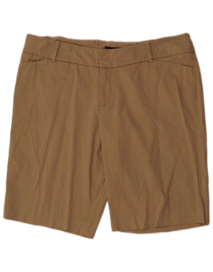 Mossimo Damen Freizeitshorts W36 XL Braune Baumwolle