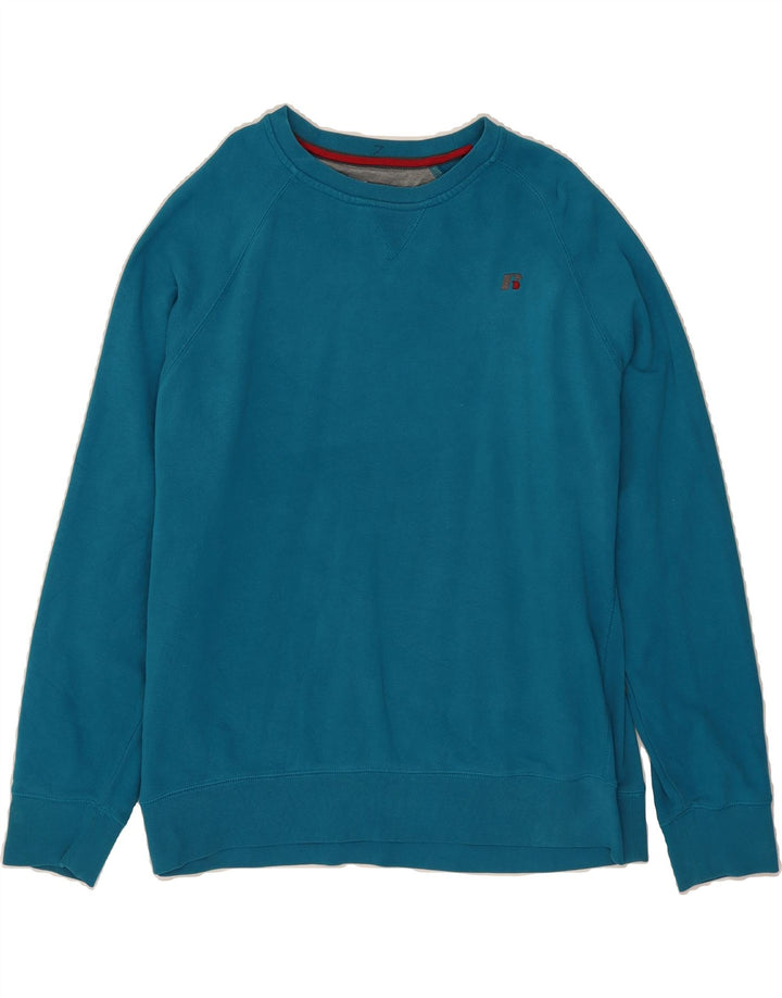 RUSSELL ATHLETIC Mens Sweatshirt Jumper 2XL Blue Cotton Vintage Russell Athletic and Second-Hand Russell Athletic from Messina Hembry 