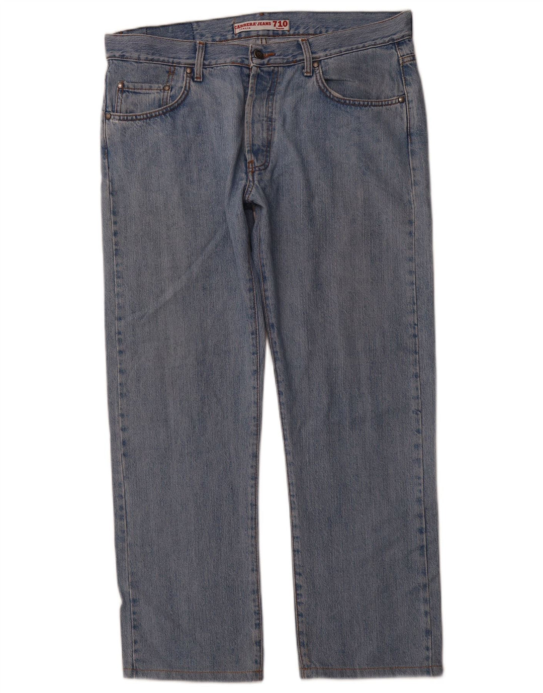 CARRERA Herren 710 Regular Straight Jeans W36 L29 Blaue Baumwolle