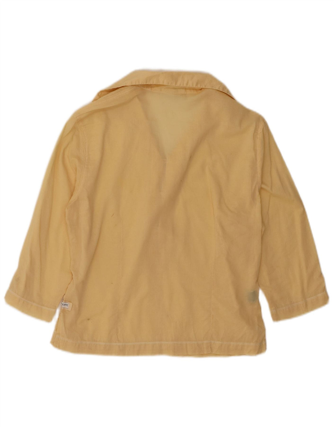 Murphy & Nye Damen-Pulloverhemd mit 3/4-Ärmeln, UK 14, mittelgelb, Baumwolle