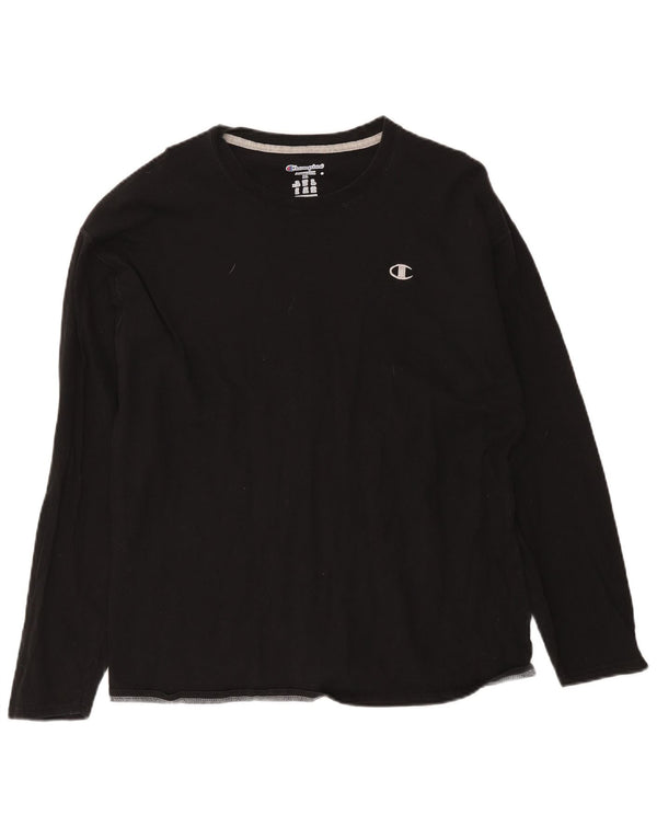 Champion Herren Top Langarm XL Schwarz