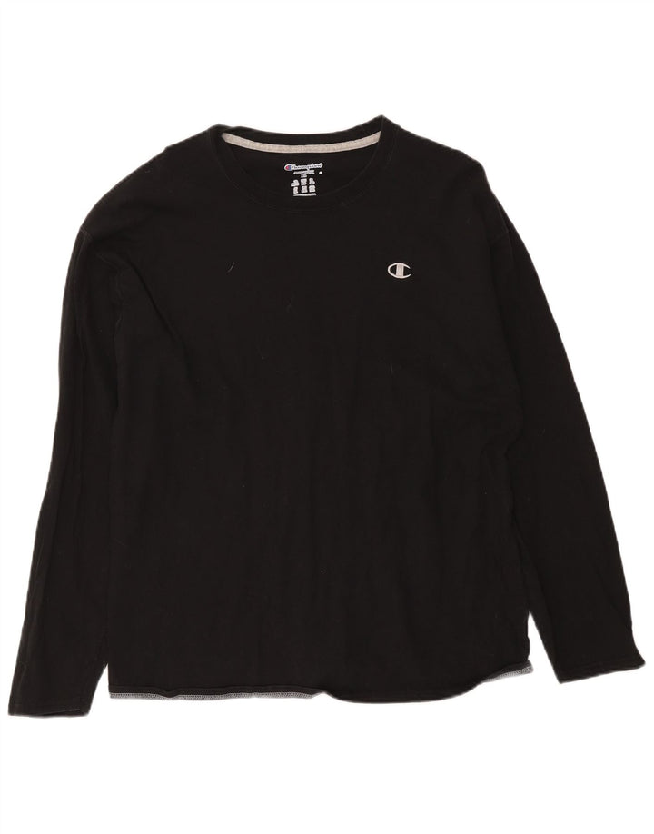 Champion Herren Top Langarm XL Schwarz