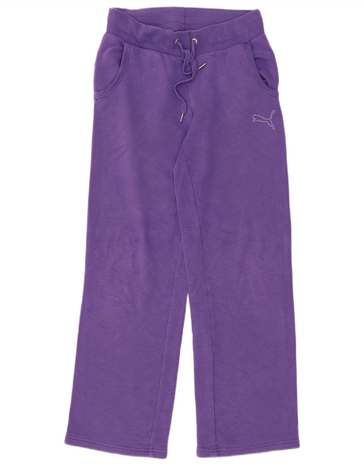Puma Damen-Trainingshose, UK 12, mittelviolette Baumwolle