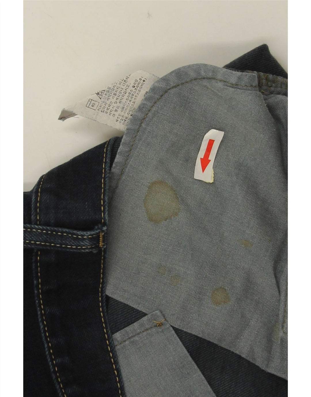Levi's Herren 506 Straight Jeans W36 L29 Marineblau Baumwolle