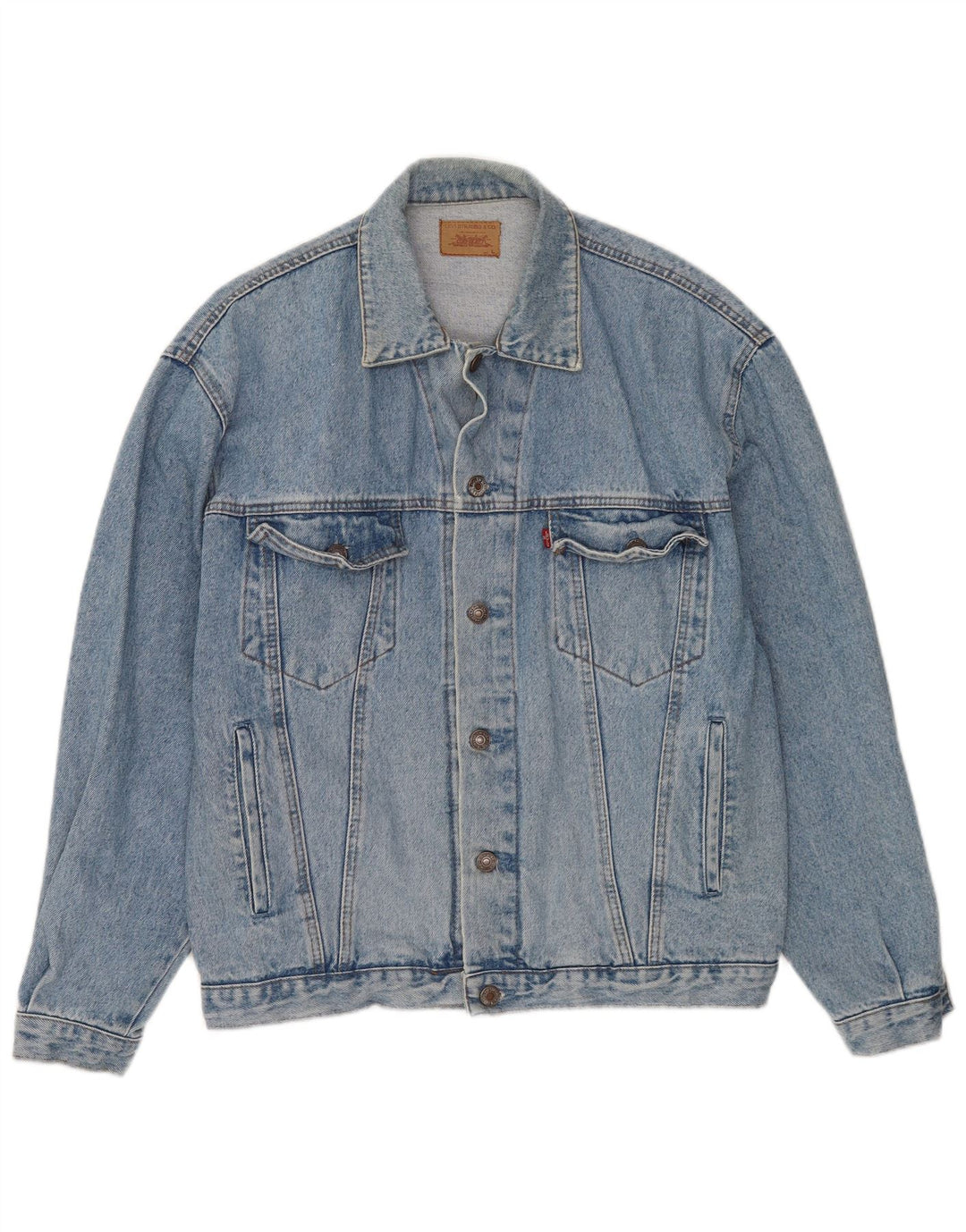 Levi's Herren Jeansjacke UK 40 Large Blau